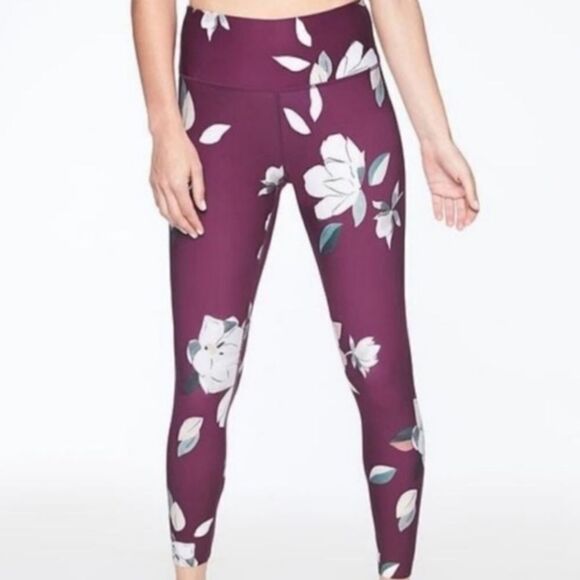 Athleta Pants & Jumpsuits Athleta Floral Leggings - Picture 1 of 5
